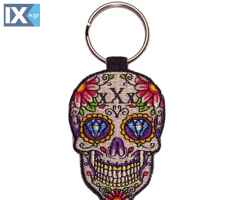 Μπρελόκ Κλειδιών Skull Mexican Υφασμάτινο SK015